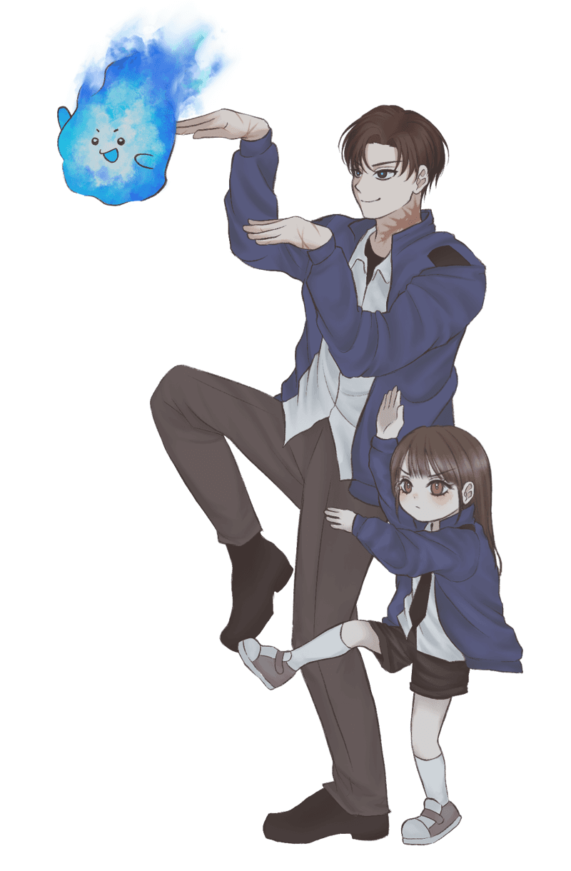 미래적인 도시에 검을 든 남자 - SeaArt AI, image size:800x1220