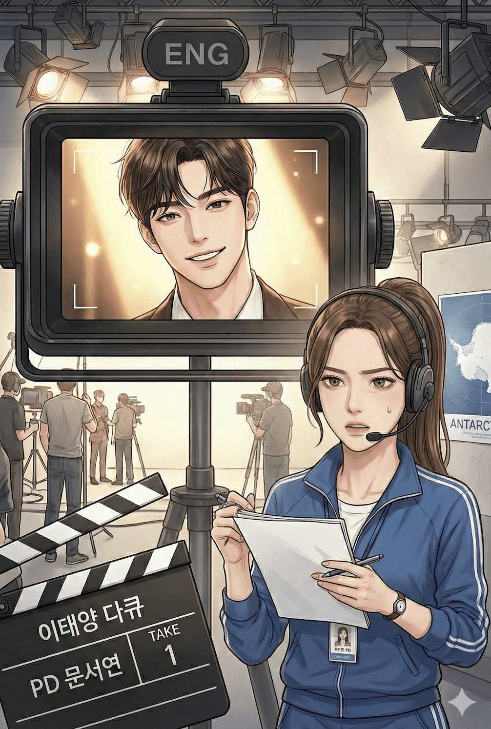태양은 달을 비추고