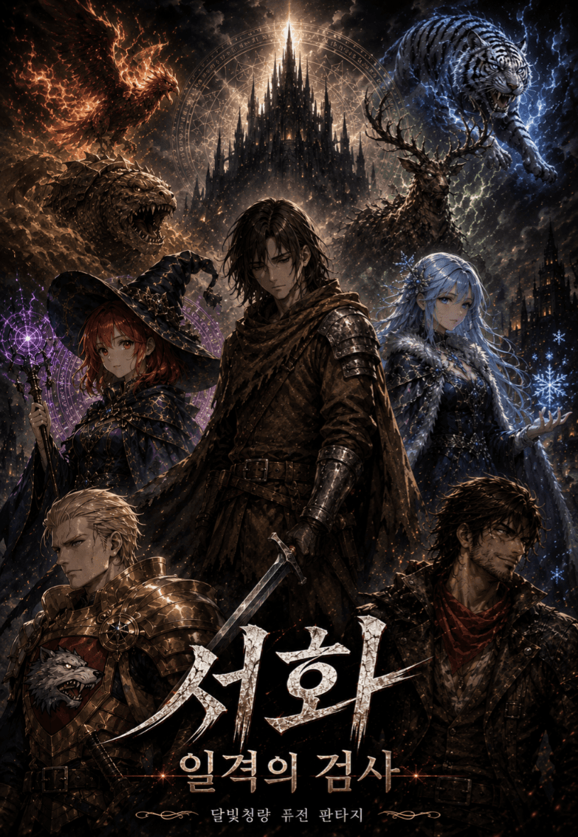 서화 - 일격의 검사
