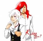 [디그레이맨/bl] Kiss you?