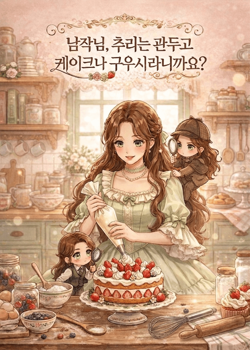남작님, 추리는 관두고 케이크나 구우시라니까요?