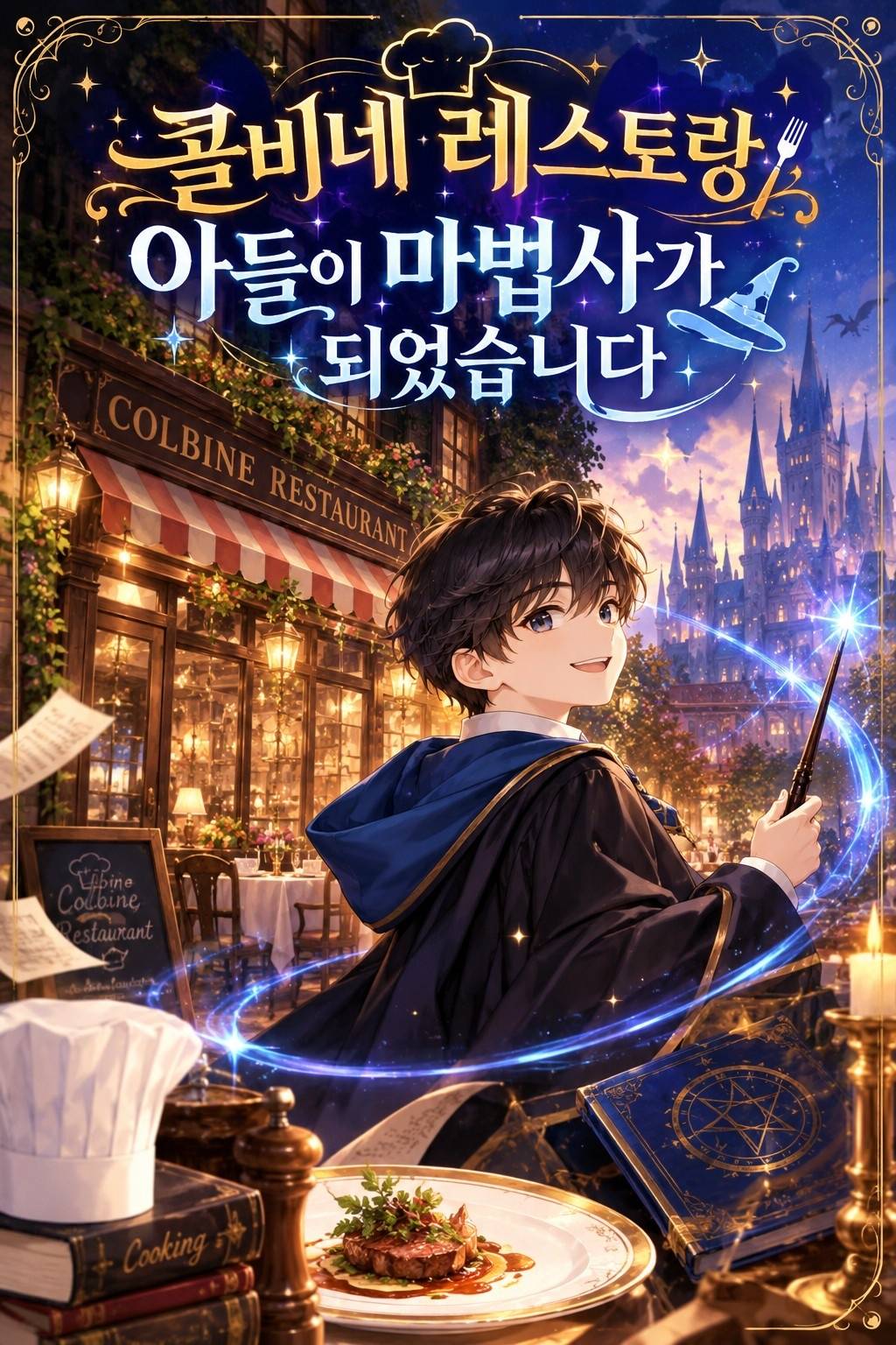 콜비네 레스토랑 아들이 마법사가 되었습니다.