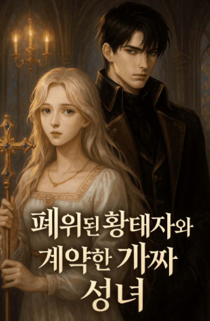 《폐위된 황태자와 계약한 가짜 성녀》