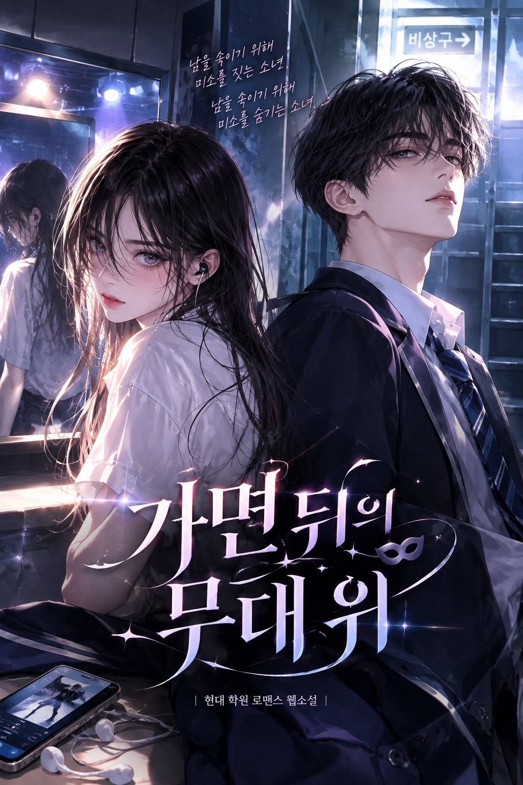 가면 뒤의 무대 위
