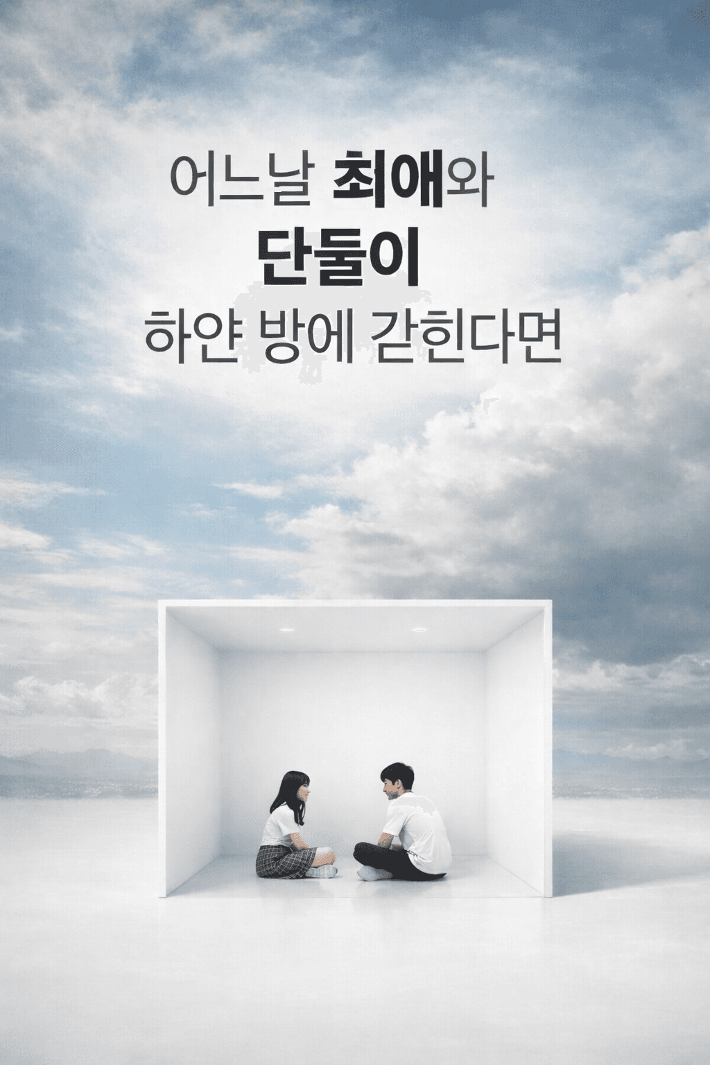 어느날 최애와 단둘이 하얀 방에 갇힌다면