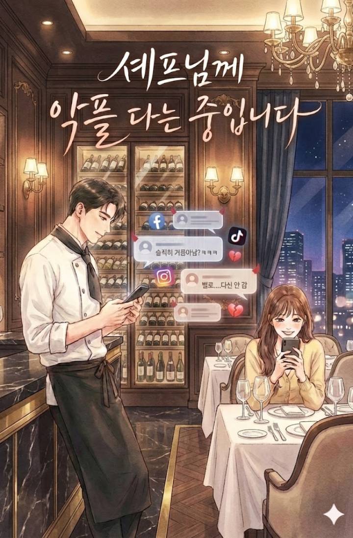셰프님께 악플 다는 중입니다