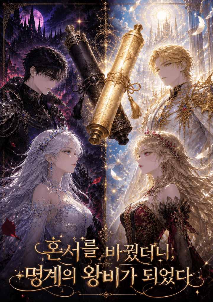 혼서를 바꿨더니, 명계의 왕비가 되었다.