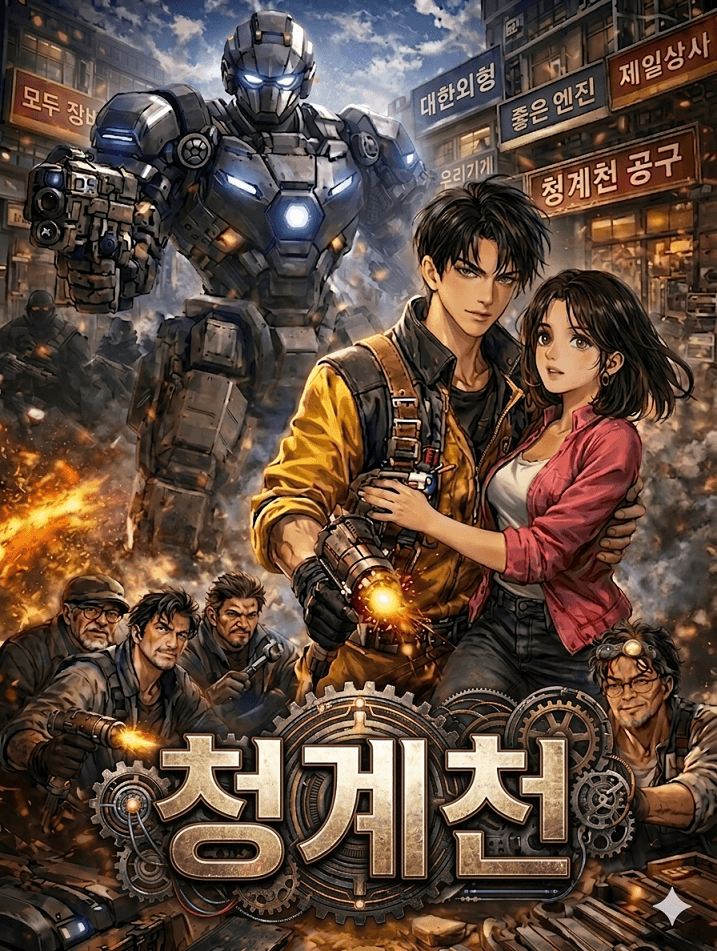 청계천 어벤져스 -고철로 로봇을 만들어 청계천을 지킨 기술공들.