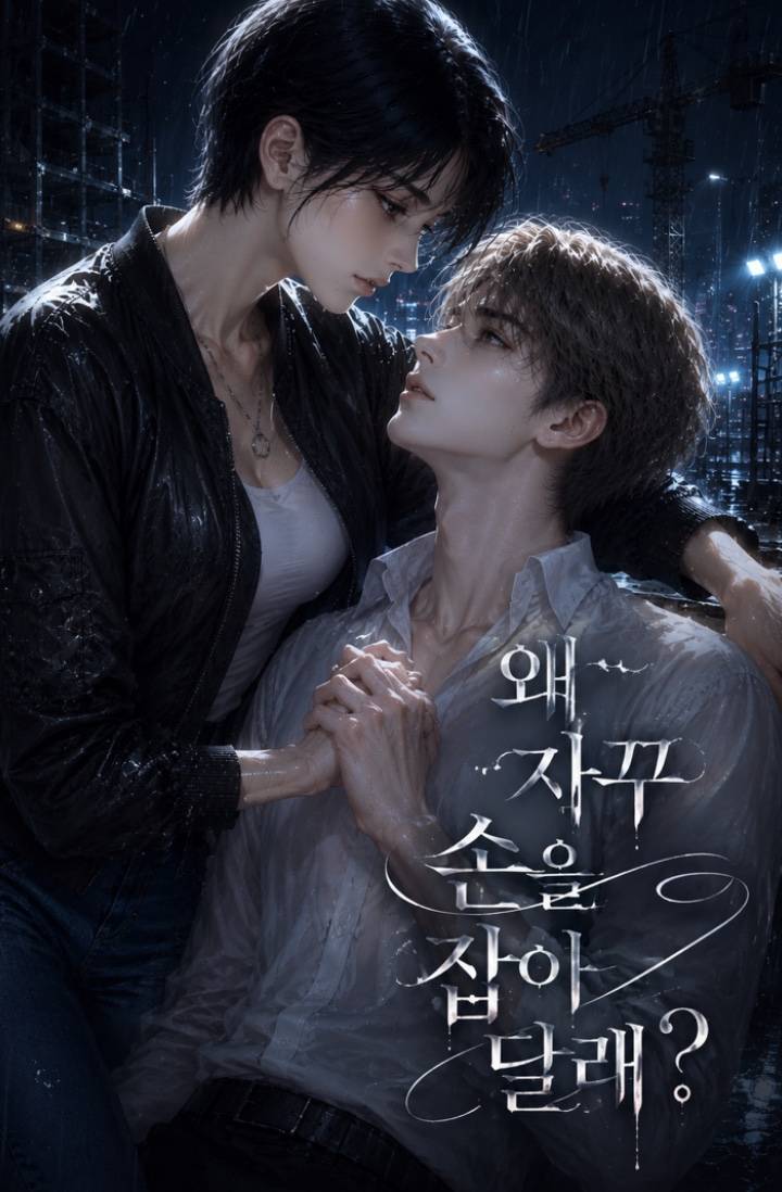 왜 자꾸 손을 잡아 달래?