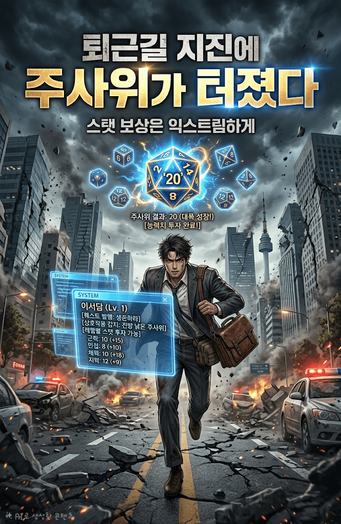 퇴근길 지진에 주사위가 터졌다(완결)