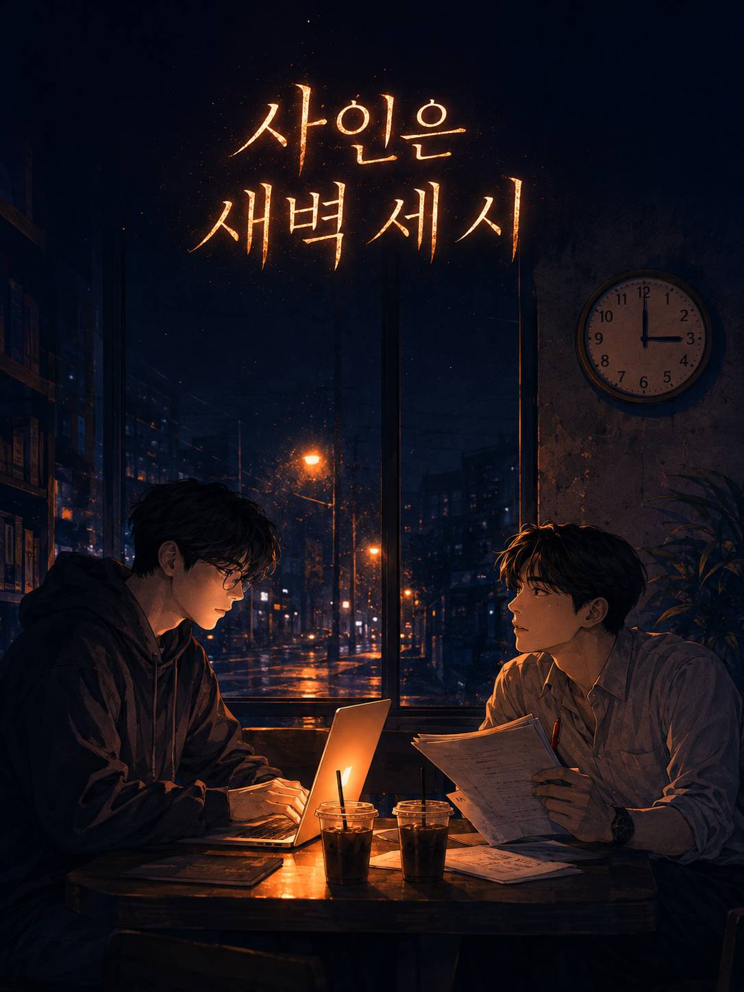 사인은 새벽 세 시