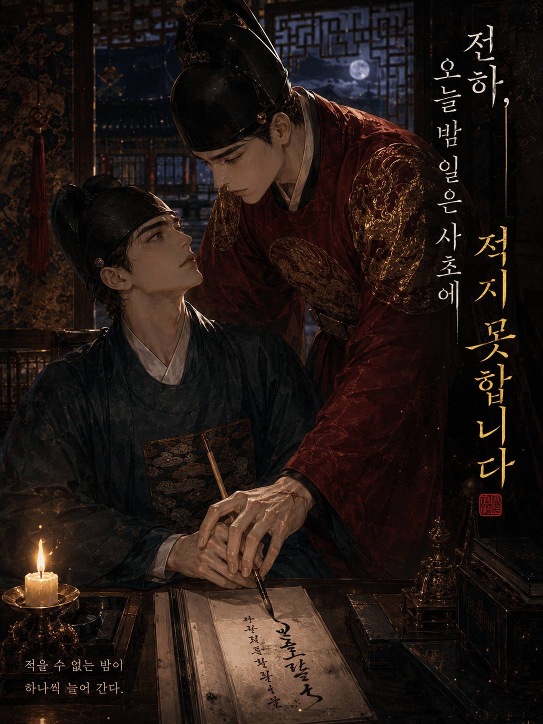 전하, 오늘 밤 일은 사초에 적지 못합니다