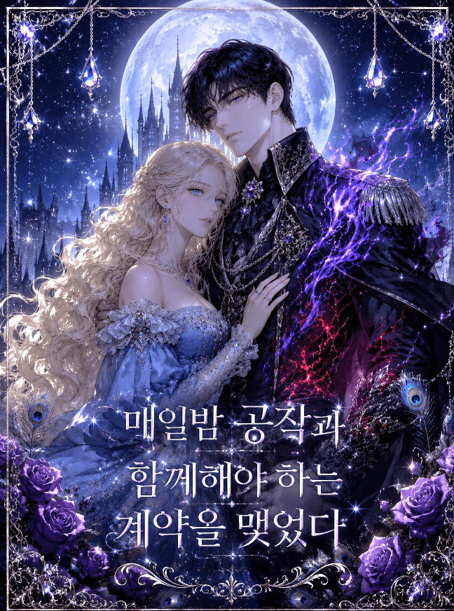 매일밤 공작과 함께해야 하는 계약을 맺었다.
