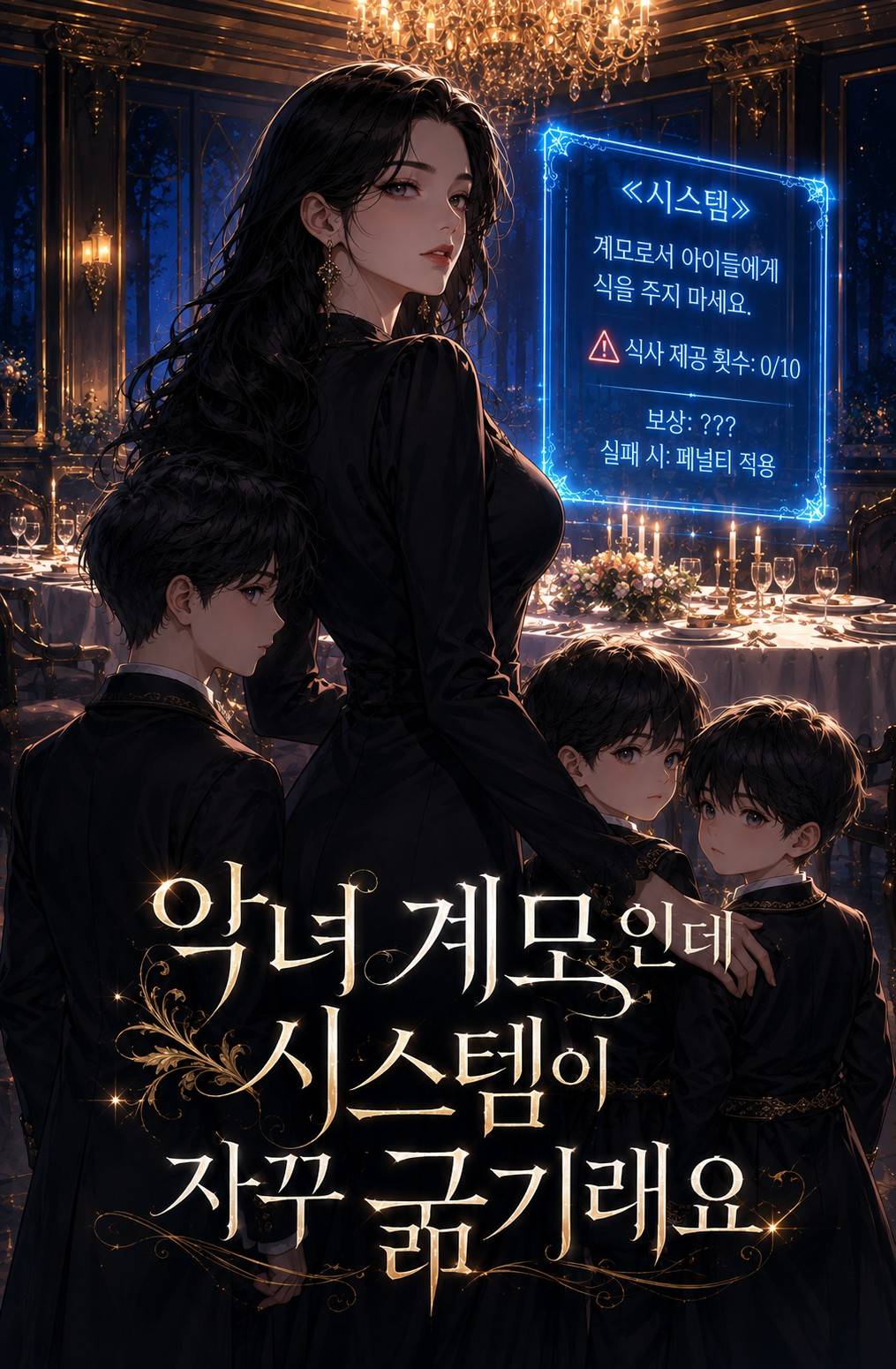 악녀 계모인데 시스템이 자꾸 굶기래요