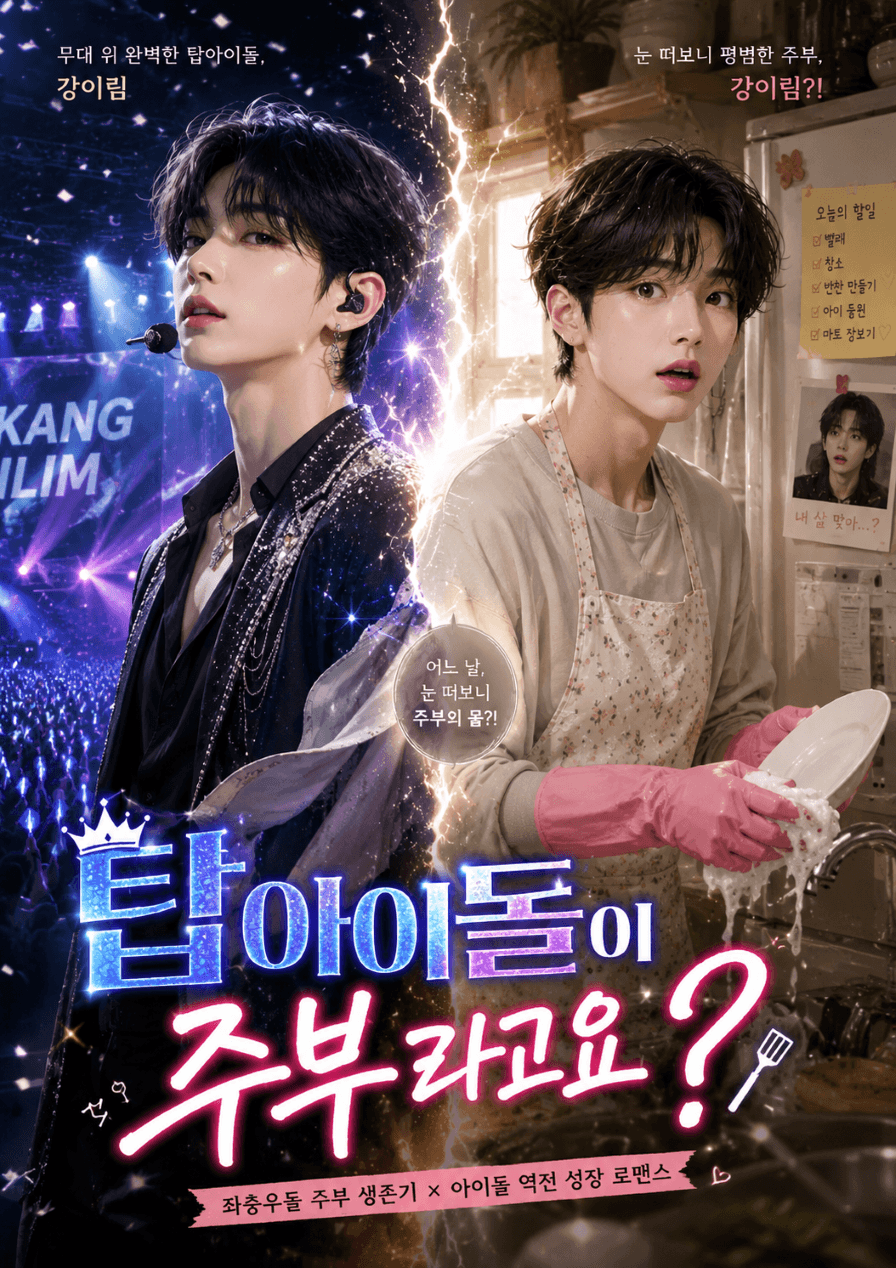 탑아이돌이 주부라고요?