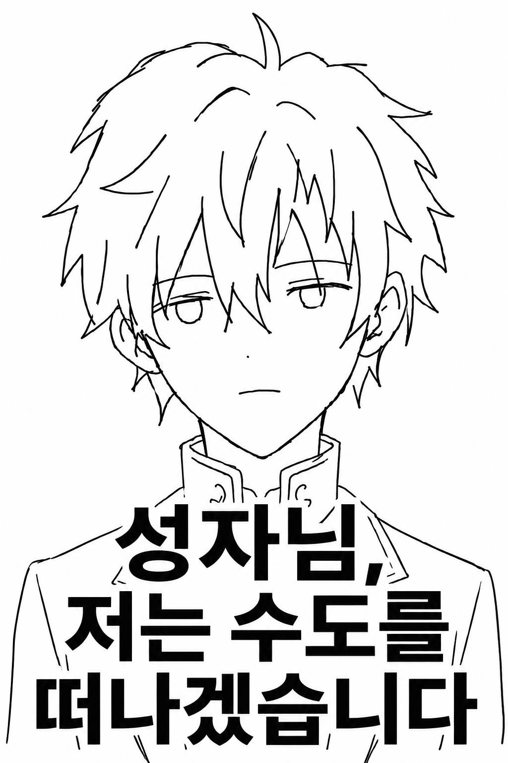 성자님, 저는 수도를 떠나겠습니다