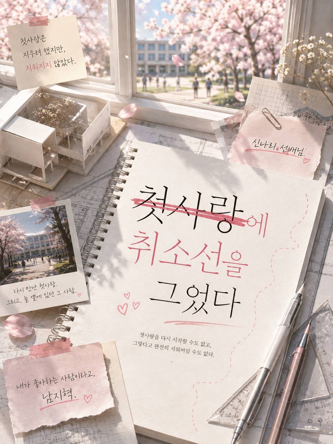 첫사랑에 취소선을 그었다