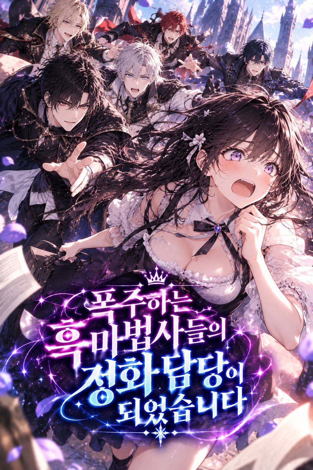 폭주하는 흑마법사들의 정화 담당이 되었습니다