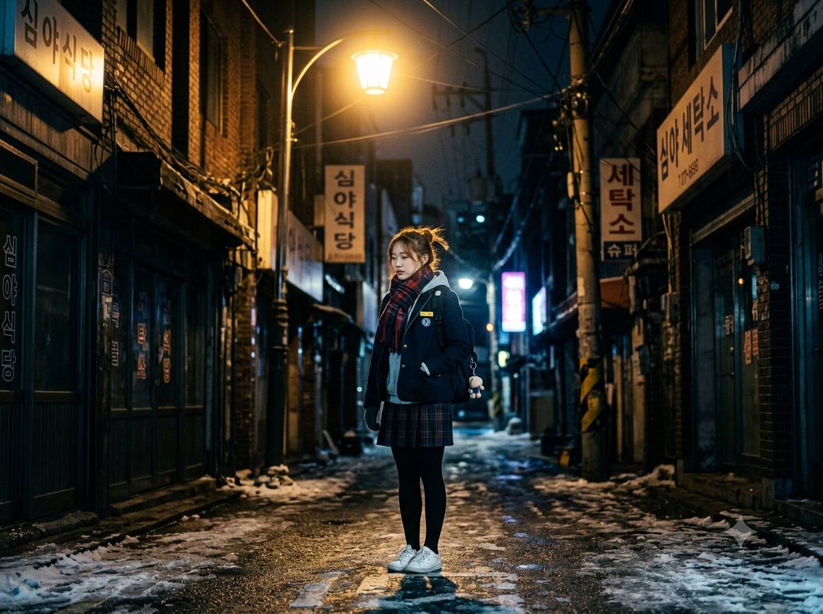 파르파파의 첫번째 귀신이야기(교복입은 여고생)