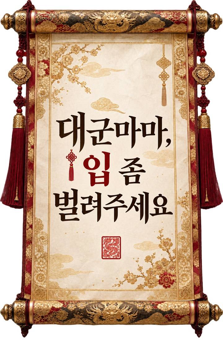대군마마, 입 좀 벌려주세요