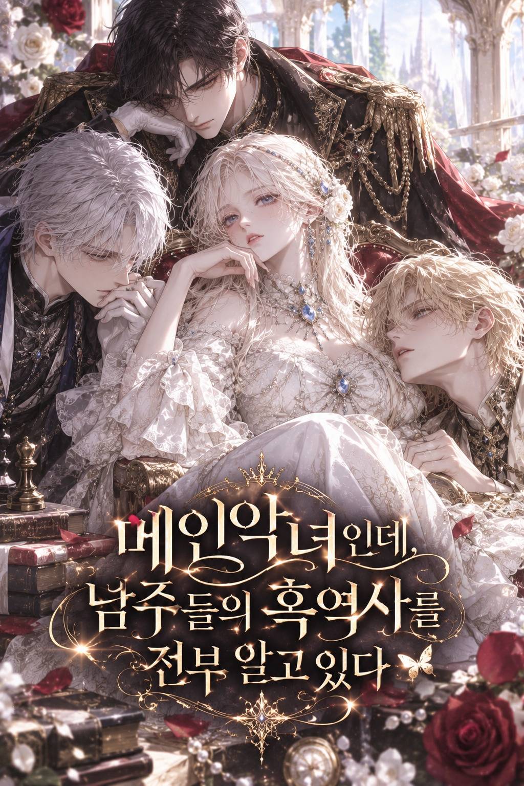 메인 악역인데 남주들의 흑역사를 전부 알고있다