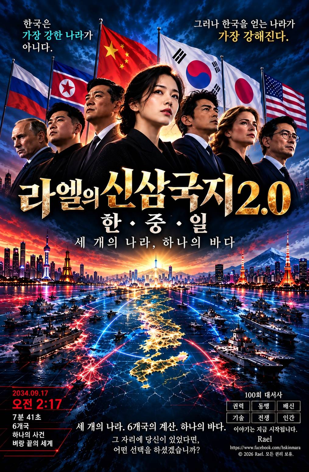 라엘의 신삼국지 2.0: 한·중·일 — 세 개의 나라, 하나의 바다