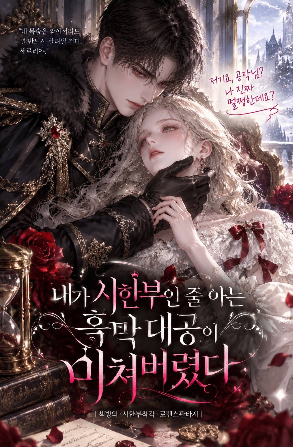 내가 시한부인 줄 아는 흑막 대공이 미쳐버렸다
