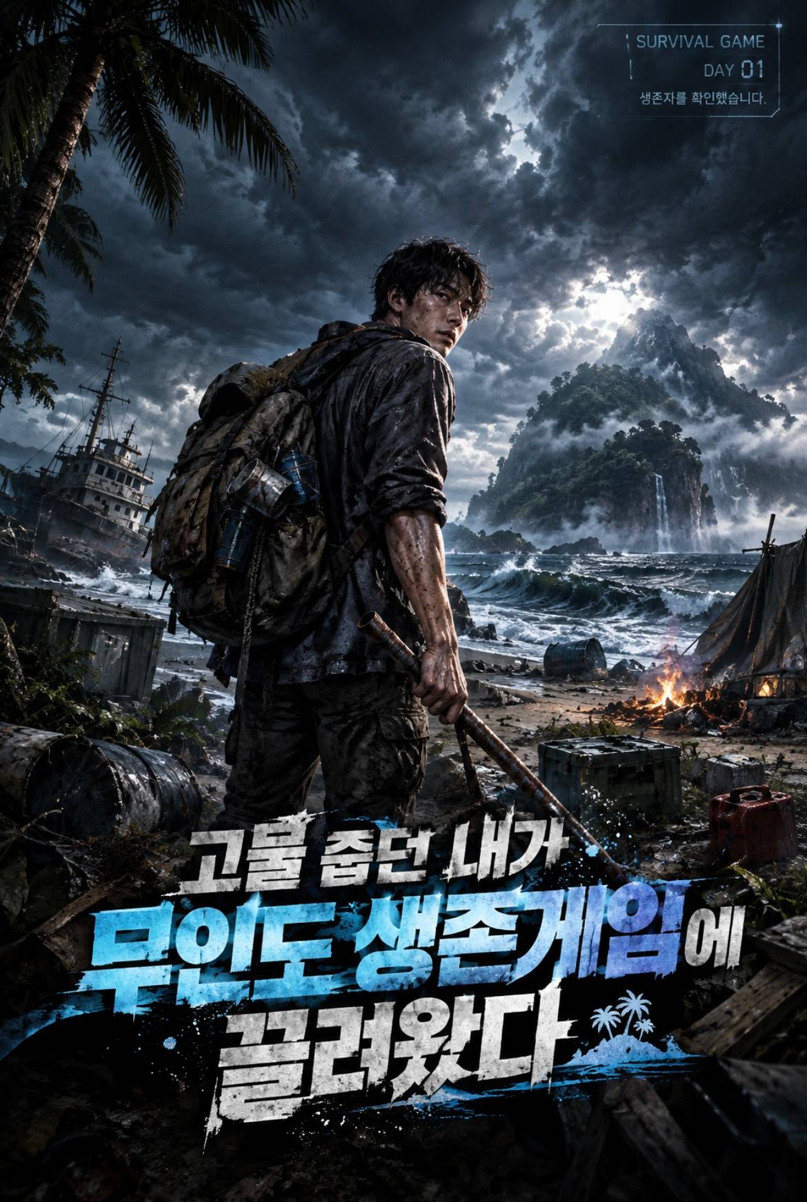고물 줍던 내가 무인도 생존게임에 끌려왔다