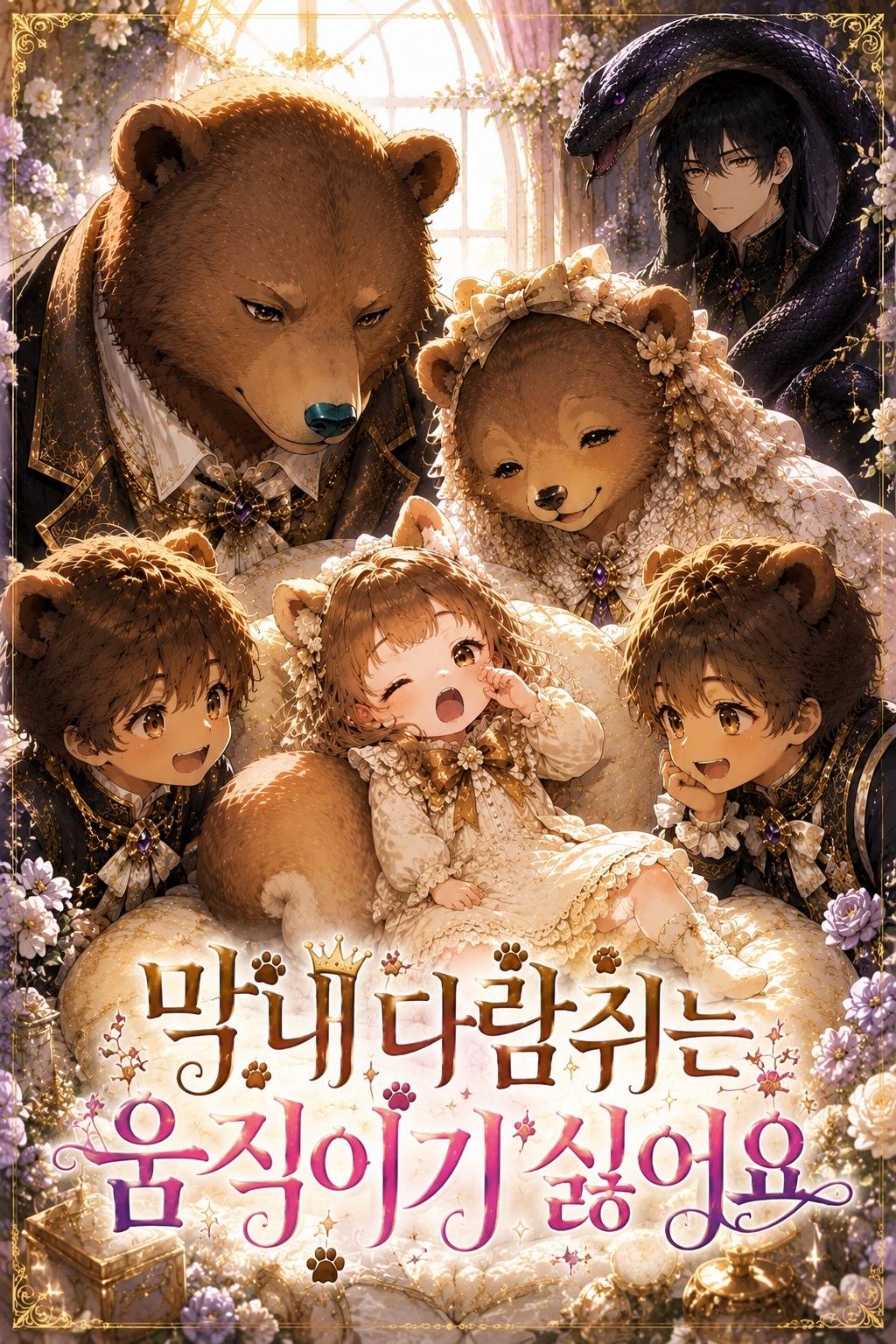 막내 다람쥐는 움직이기 싫어요