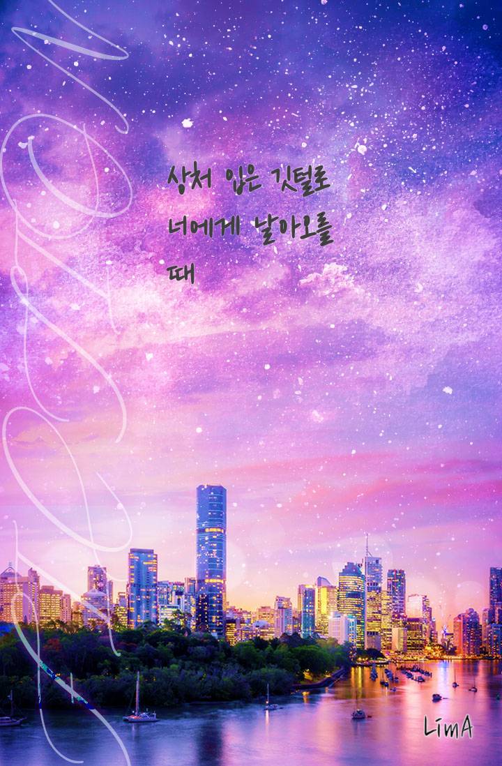 상처 입은 깃털로 너에게 날아오를 때