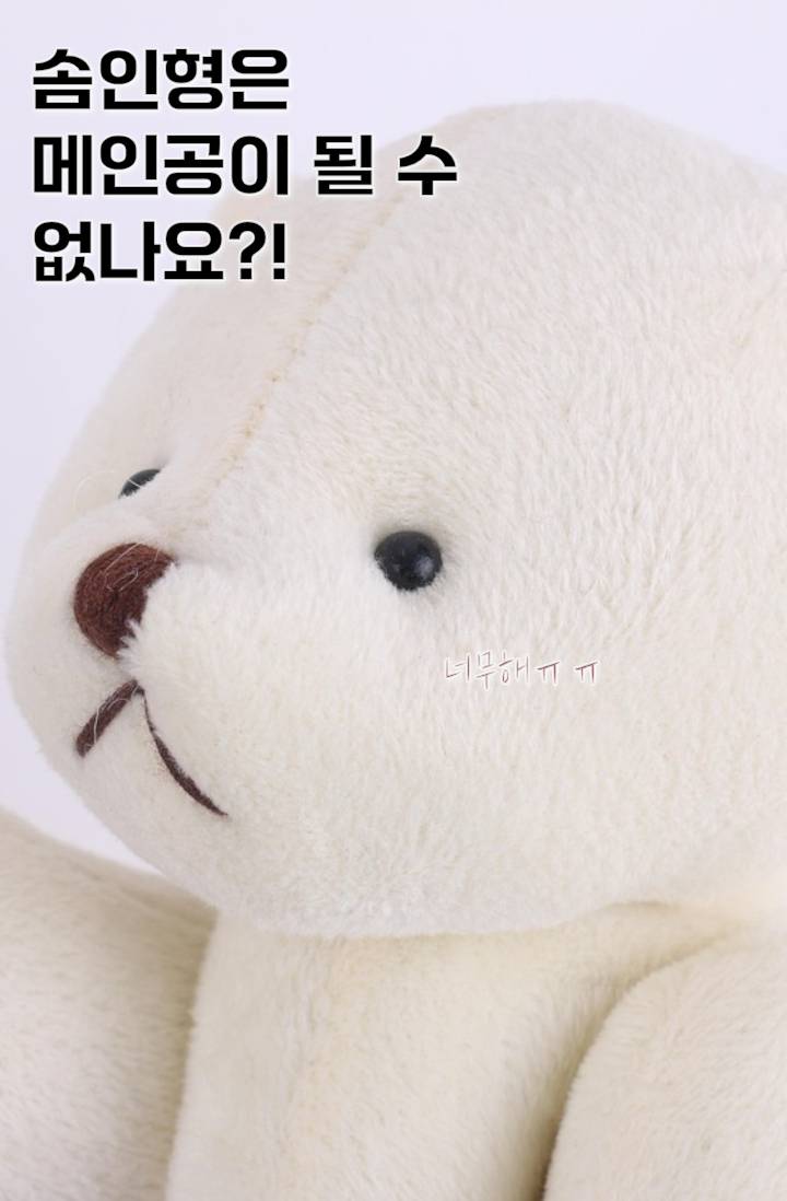 솜인형은 메인공이 될 수 없나요?!