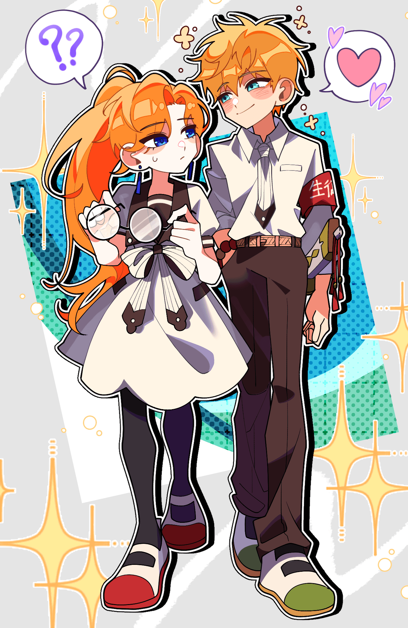 동화적 삽화야 동화와 벡터입니다 배경에 마리의 돼지와 캐릭터 스톡 벡터 - ©NutkinsJ 428049020, image size:1300x2000